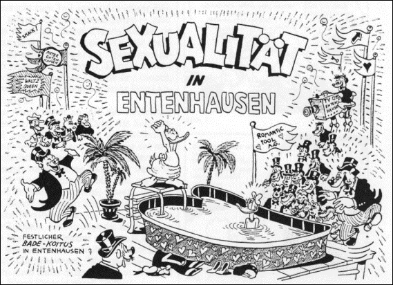 Sexualitt in Entenhausen. Bemrk at dette IKKE er en Disney-godkendt transmission fra Andebyhallen. Kilde: von Storch & Imberger 1982